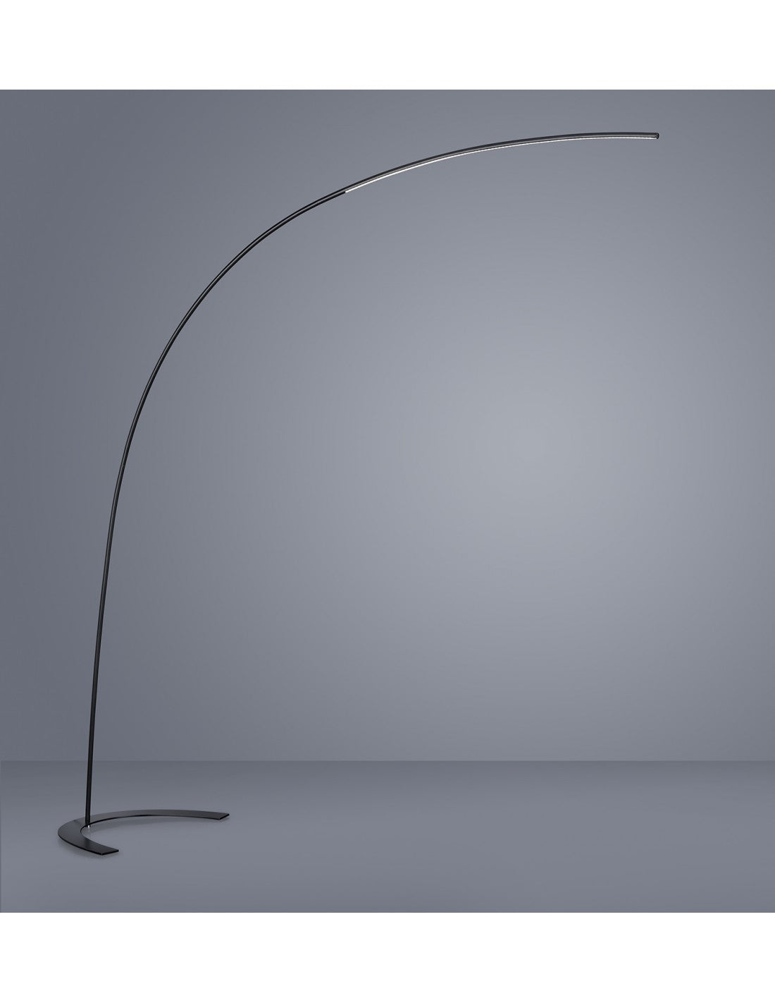 Piantana ad Arco Shanghai Led 18w Dimmerabile Nero Trio Lighting