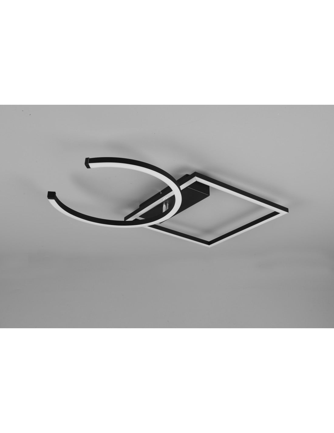 Plafoniera Pivot Led 23,5w Nero L42 cm Dimmerabile Trio Lighting