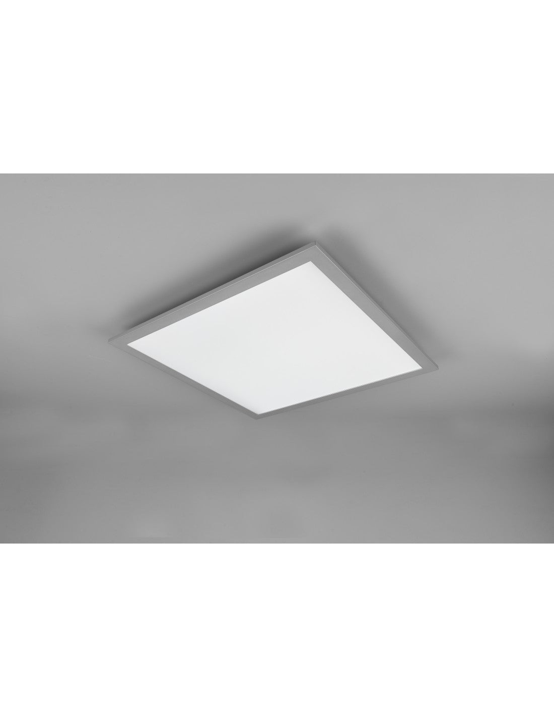 Plafoniera Quadrata Gamma Alluminio Led Multifunzione 45x45 cm Trio Lighting