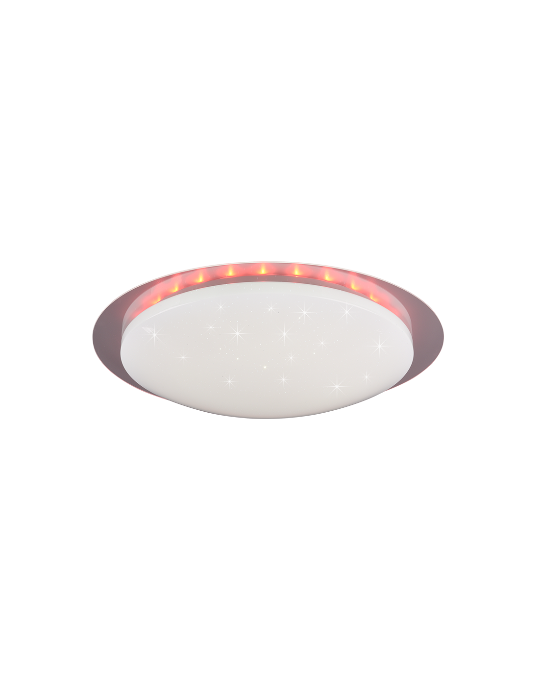 Plafoniera Moderna Led RGB Dimmerabile Bilbo Ø48 cm Bianco Trio Lighting