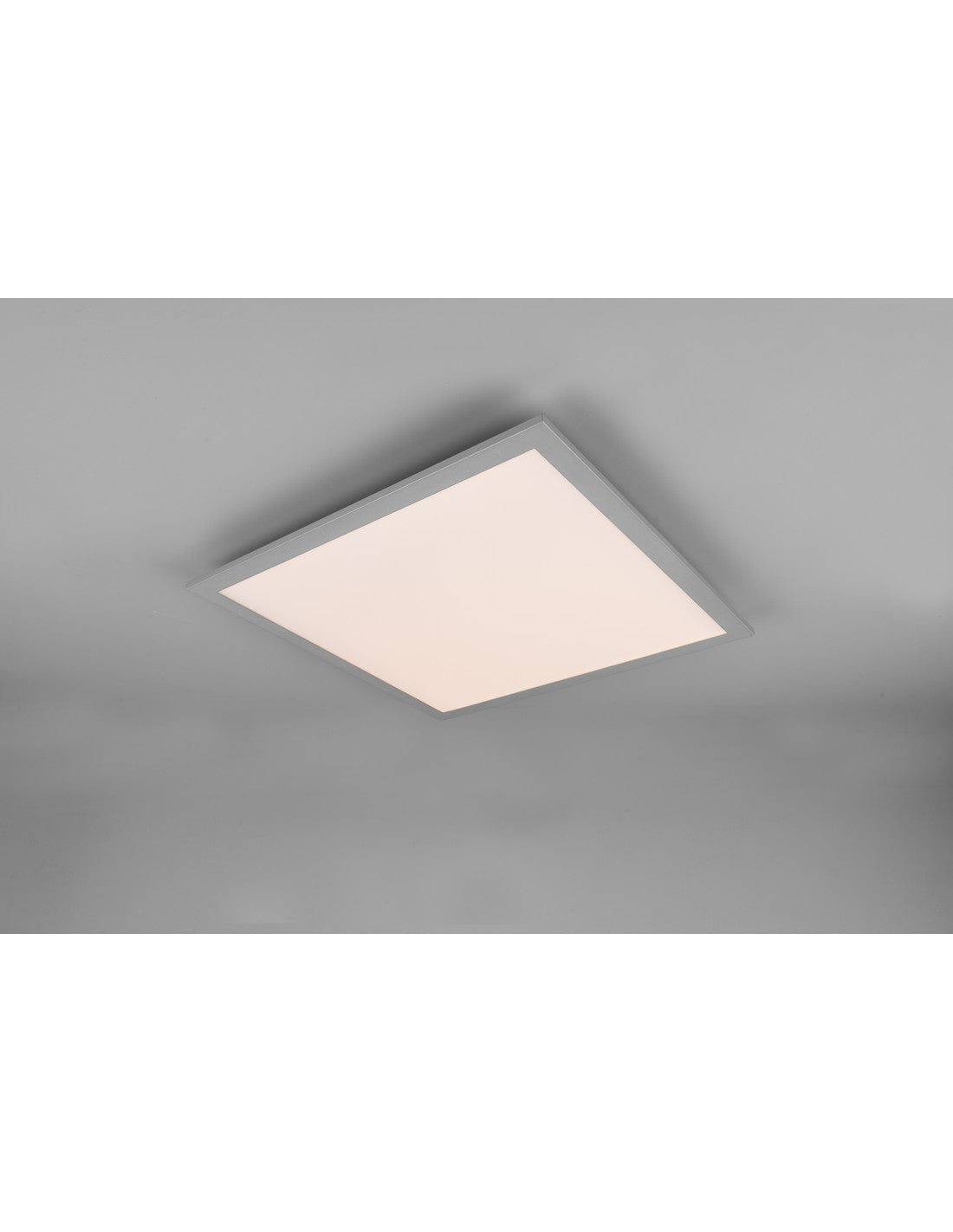 Plafoniera Quadrata Gamma Alluminio Led Multifunzione 45x45 cm Trio Lighting