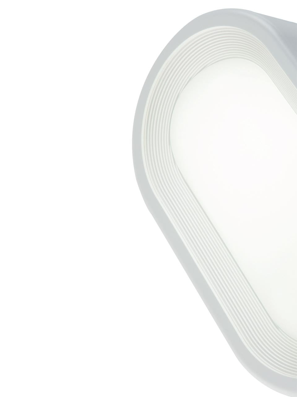 Plaf.Ovale 18W Led 4000K linea orion grafite