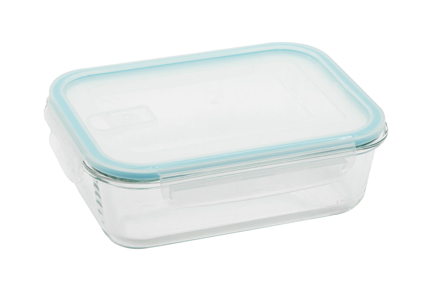 Contenitore Rettangolare Con Coperchio Con Sfiato 1,5 Lt Vetro