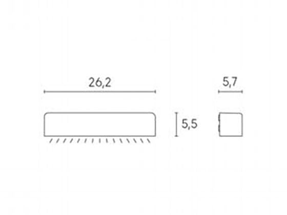 App.Segna Passo 9W Led 4000K linea unit bianco