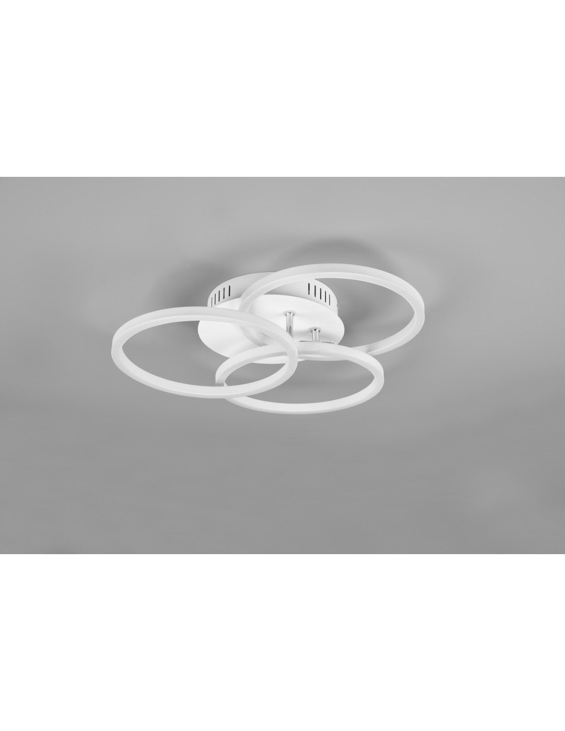 Plafoniera 3 Cerchi Orientabili Led Dimmer Circle Bianco Trio Lighting