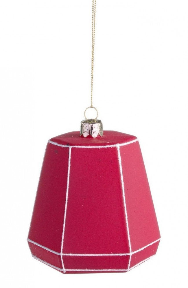 12x Pendaglio Vt Prisma Shape Rosso