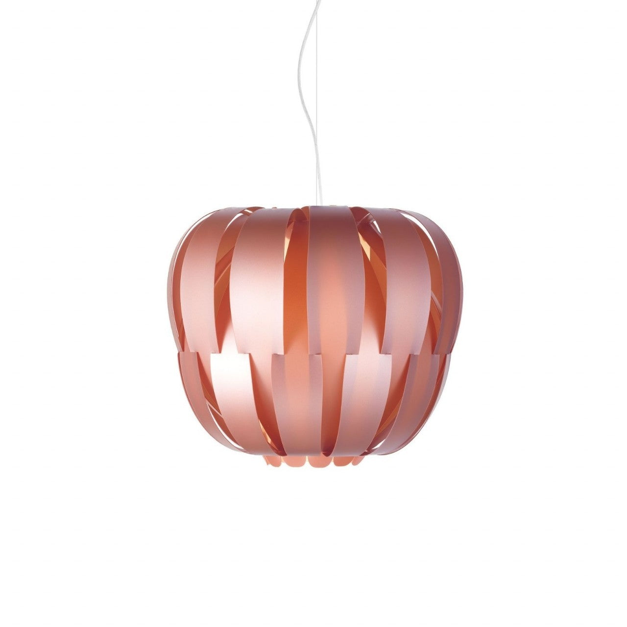 Sospensione Pink Metal in Metallo Cromato Cm. 19 x 16h