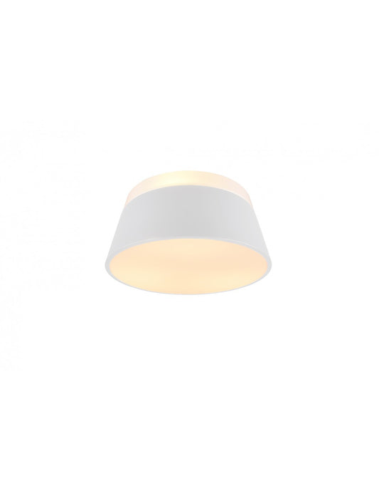 Plafoniera Baroness Cono Bianco Ø45 cm Doppia Illuminazione Trio Lighting