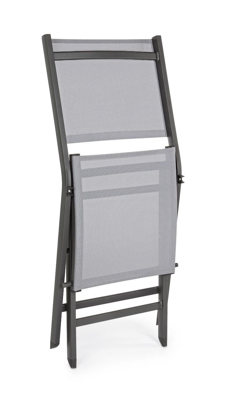 Sedia Pieghevole Elin Antracite-Grigio