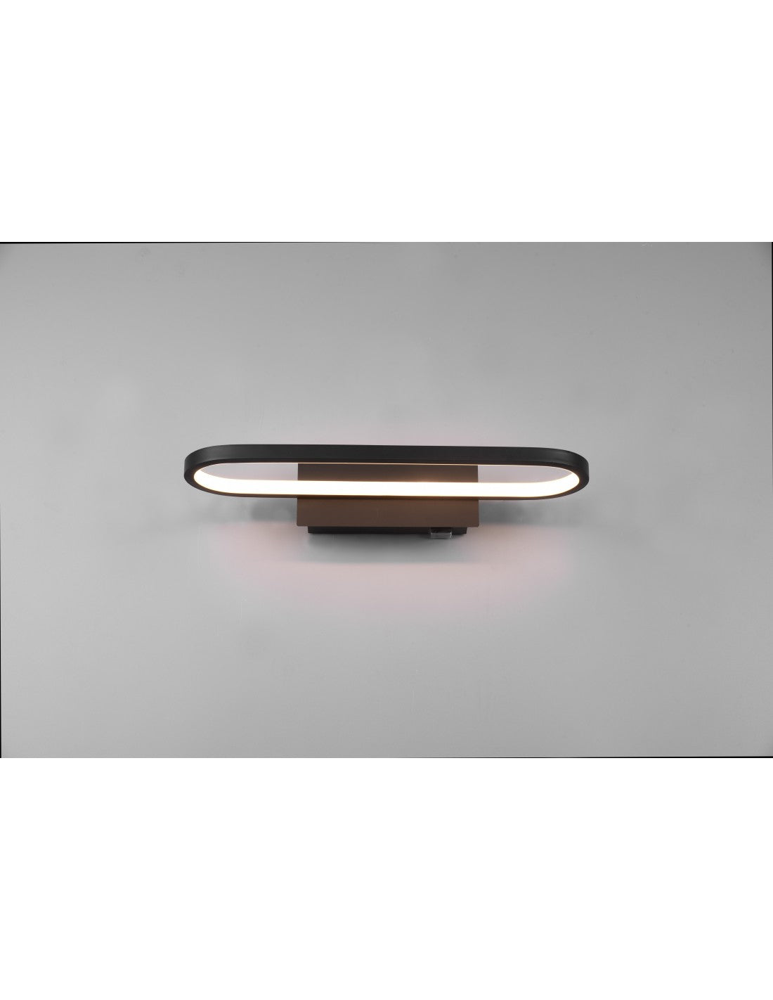 Applique Led Da Bagno Moderno Gianni Nero IP44 Trio Lighting
