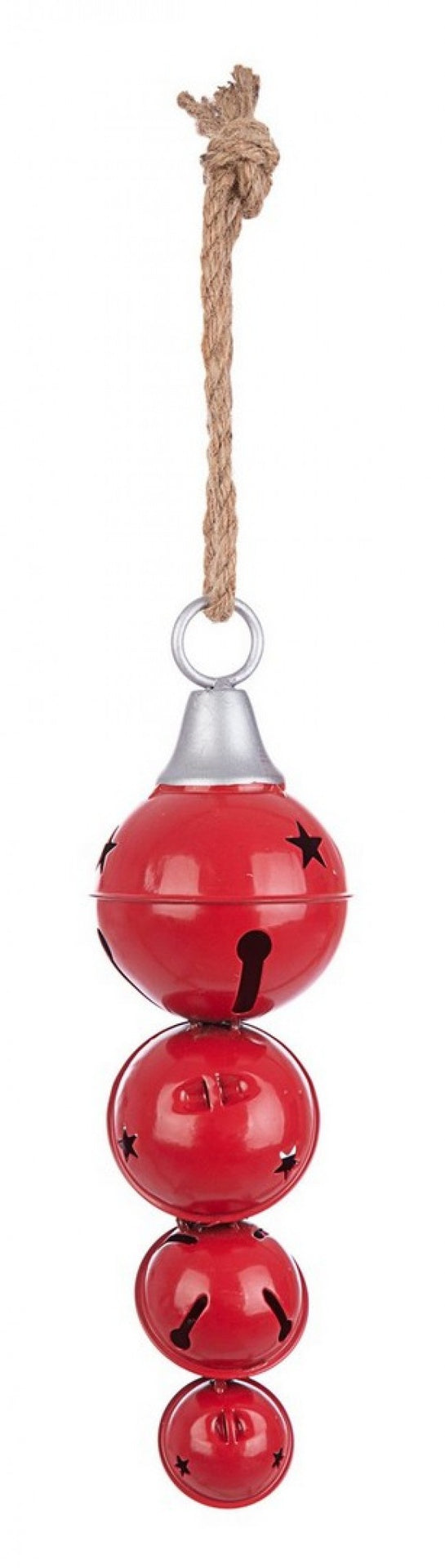 8x Pendaglio 4F Bell Met Lucido Rosso