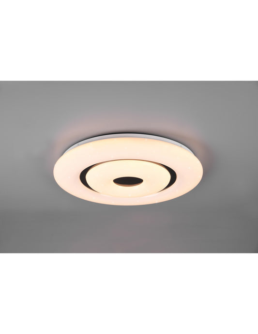 Lampada Soffitto Moderna Rana Effetto Stelle Led Dimmer Rgbw Trio Lighting