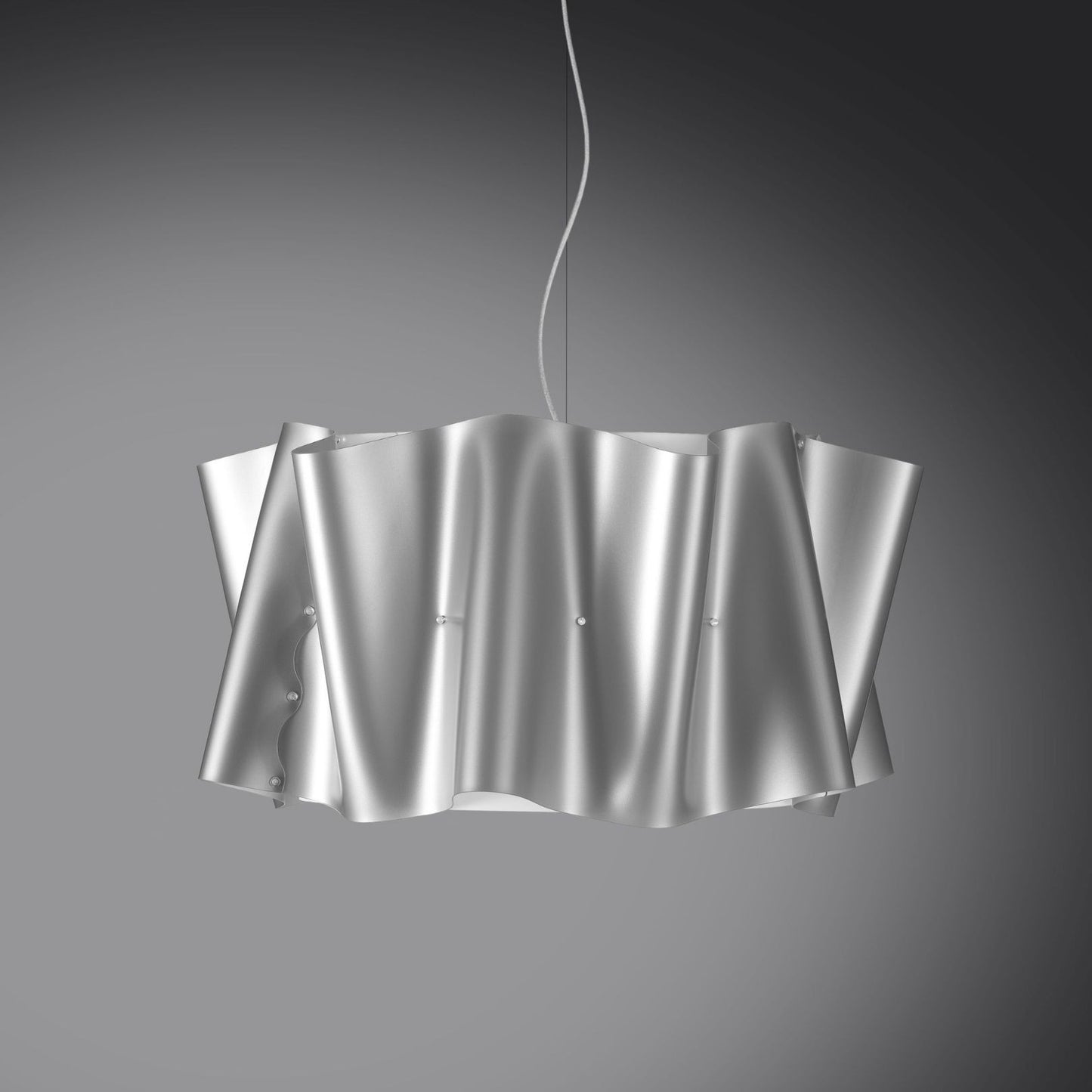 Sospensione Silver in Metallo Cromato Cm. 60 x 32h