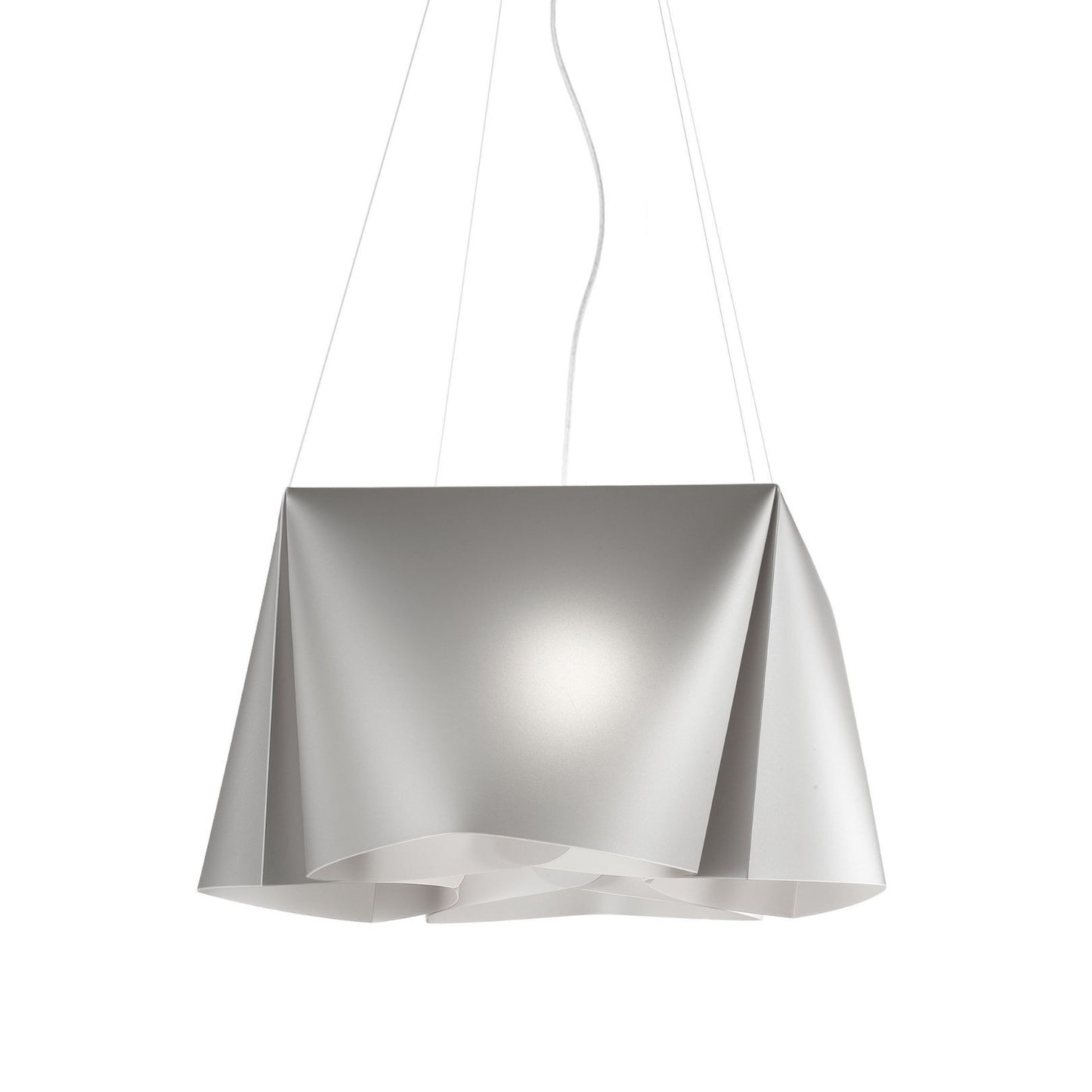 Sospensione Silver in Metallo Cromato Cm. 59 x 31h
