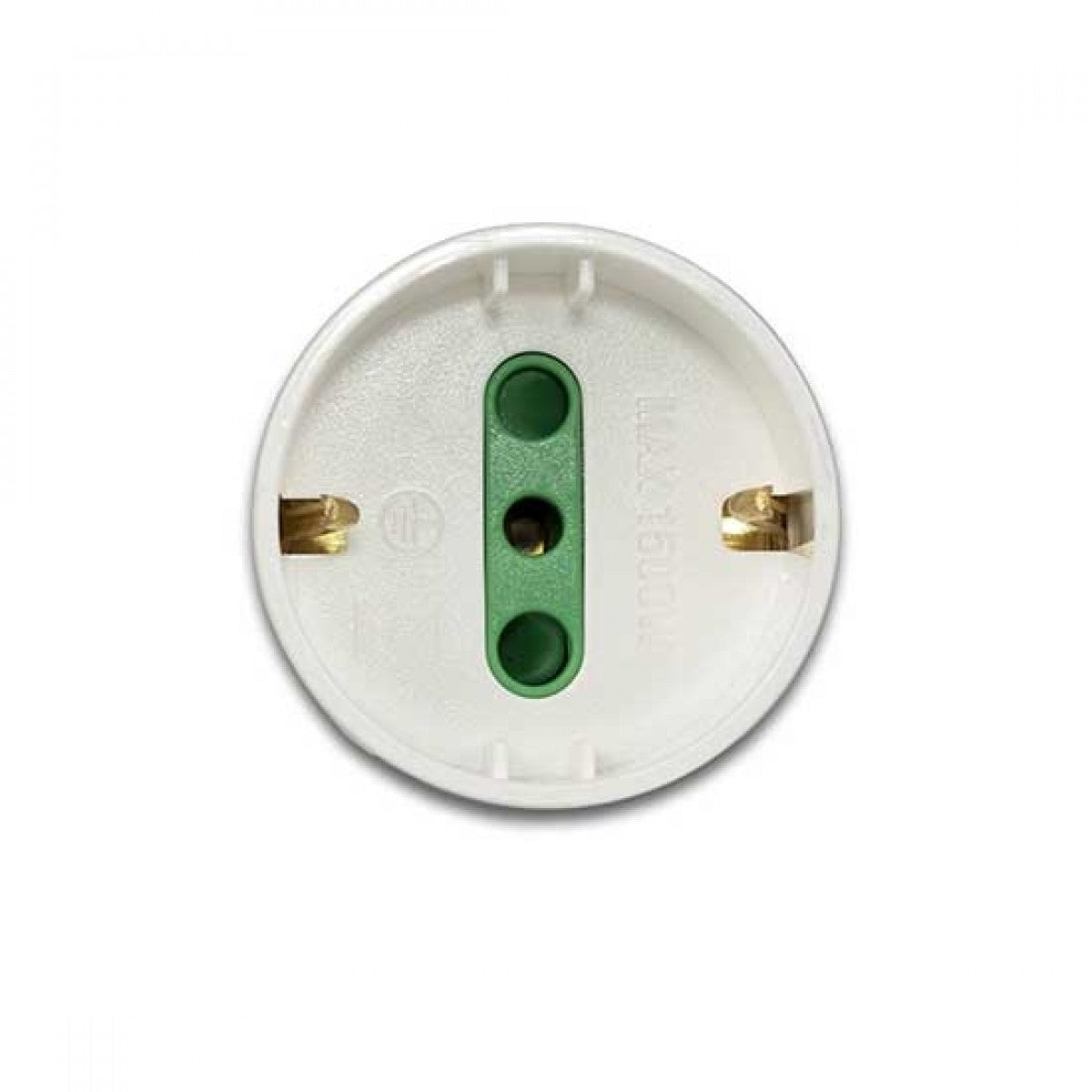Adattatore Singolo Spina Asimmetrica Salvaspazio Spina 2P  T 10A