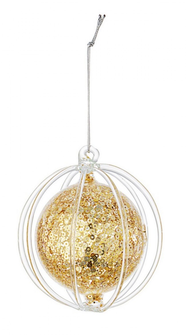 6x Sfera Vt Paillettes Oro D9,2