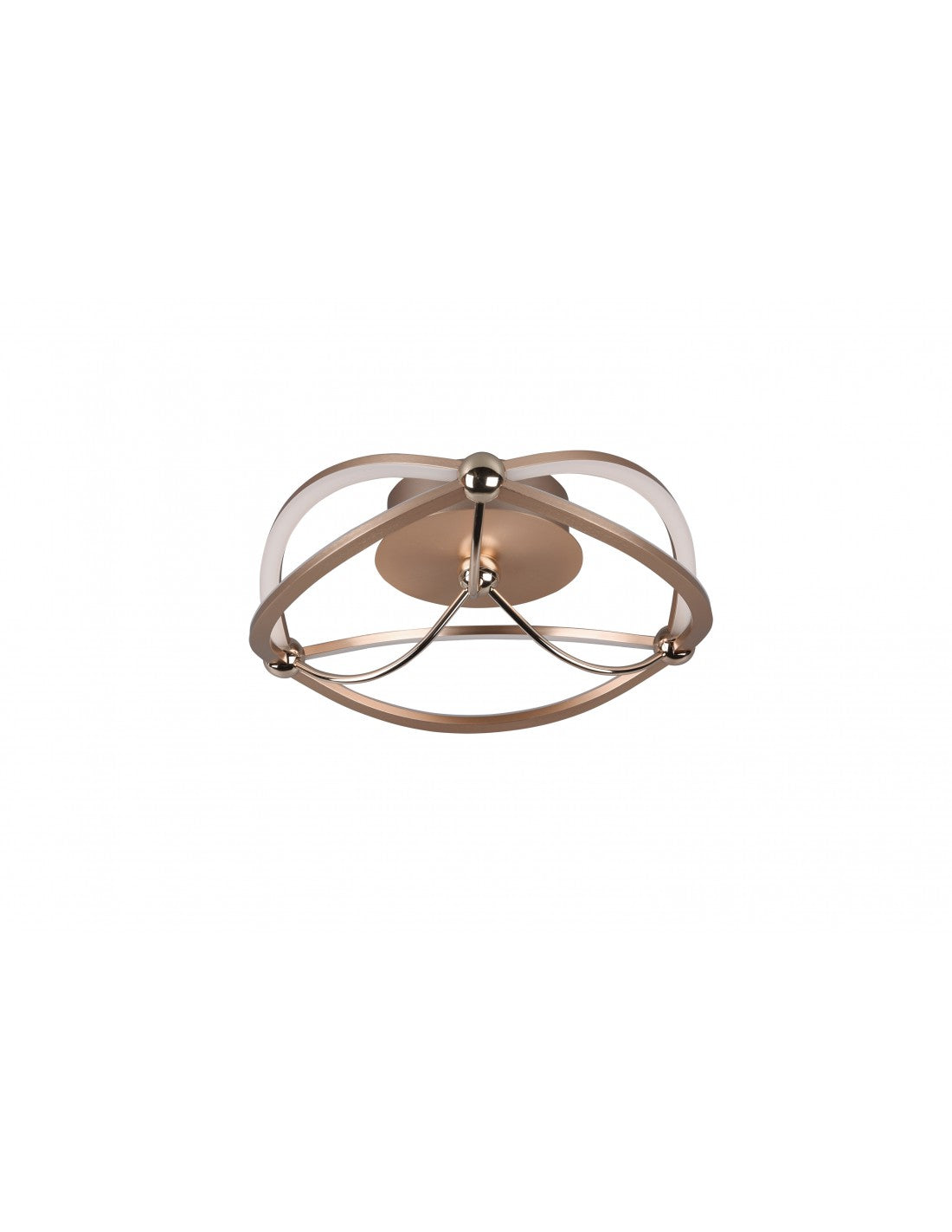 Plafoniera Soffitto Led Charivari Fiocco Ottone Ø41 cm Trio Lighting
