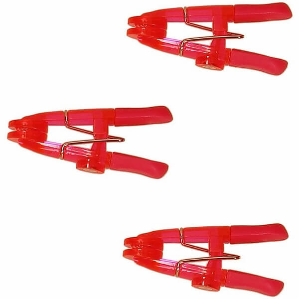 Set 3 Clips Per Sacchetti Tognana