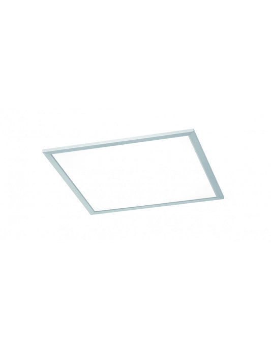 Plafoniera Quadrata Griffin Led Dimmerabile Rgbw Nichel 39x39 cm Trio Lighting