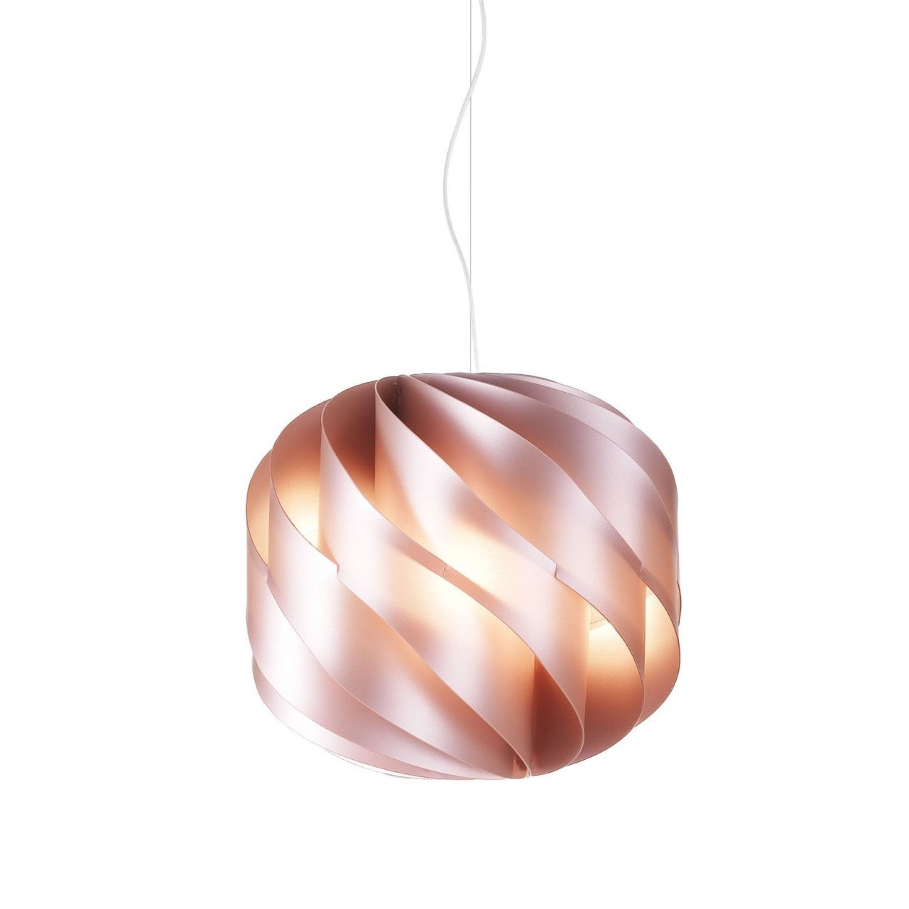 Sospensione Pink Metal in Metallo Cromato Cm. 25 x23h