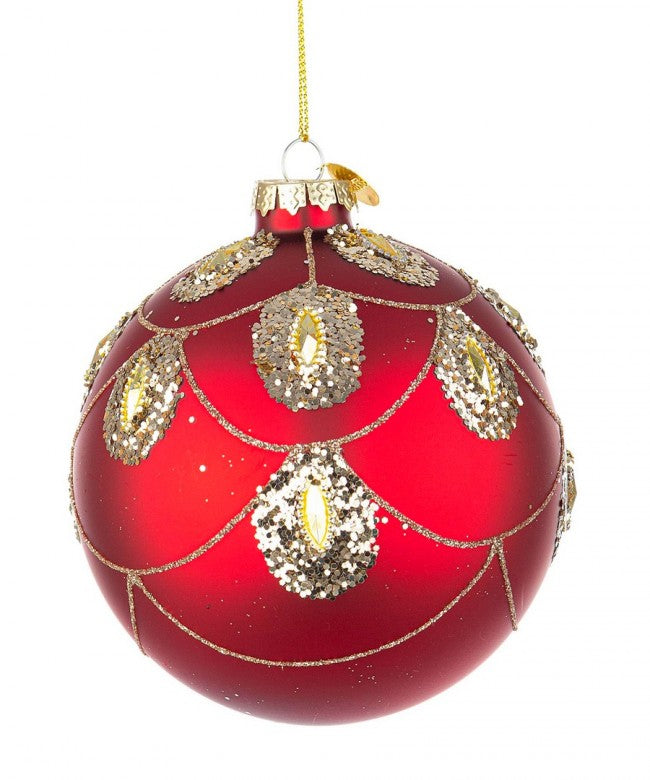 8x Sfera Vt Decorum Rosso D100