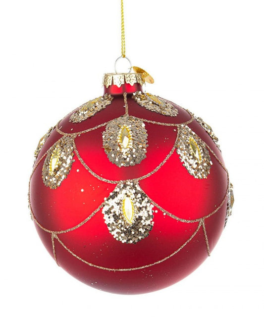 8x Sfera Vt Decorum Rosso D100