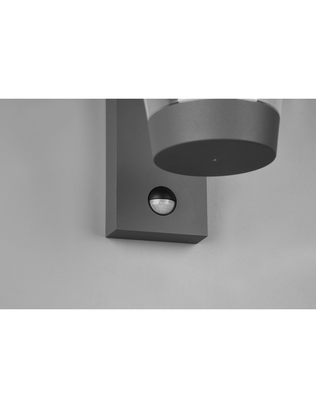 Applique Lanterna Cavado Alluminio Antracite IP44 Con Sensore Trio Lighting