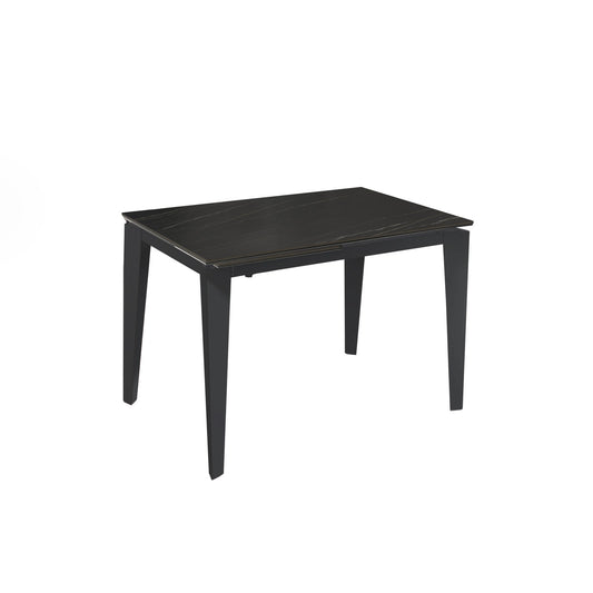 Tavolo allungabile con top in ceramica 120/170x80 cm