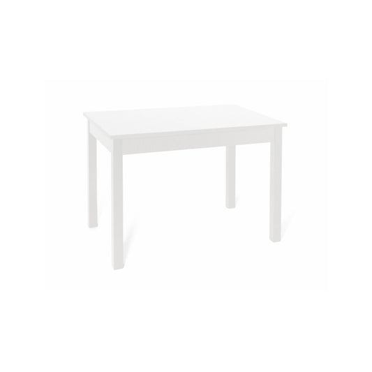 Tavolo da pranzo Bianco Frassinato  in legno nobilitato cm 70x110
