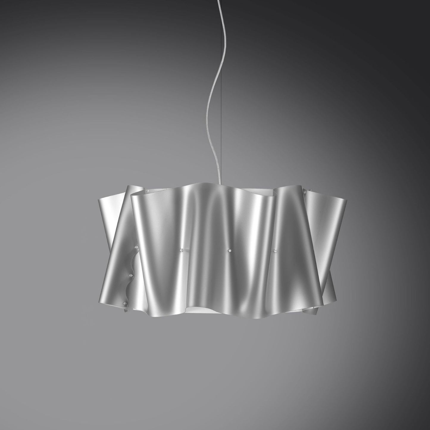 Sospensione Silver in Metallo Cromato Cm. 50 x 27h