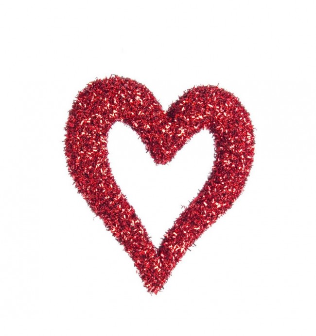 12x Pendaglio Angelica Cuore Rosso S