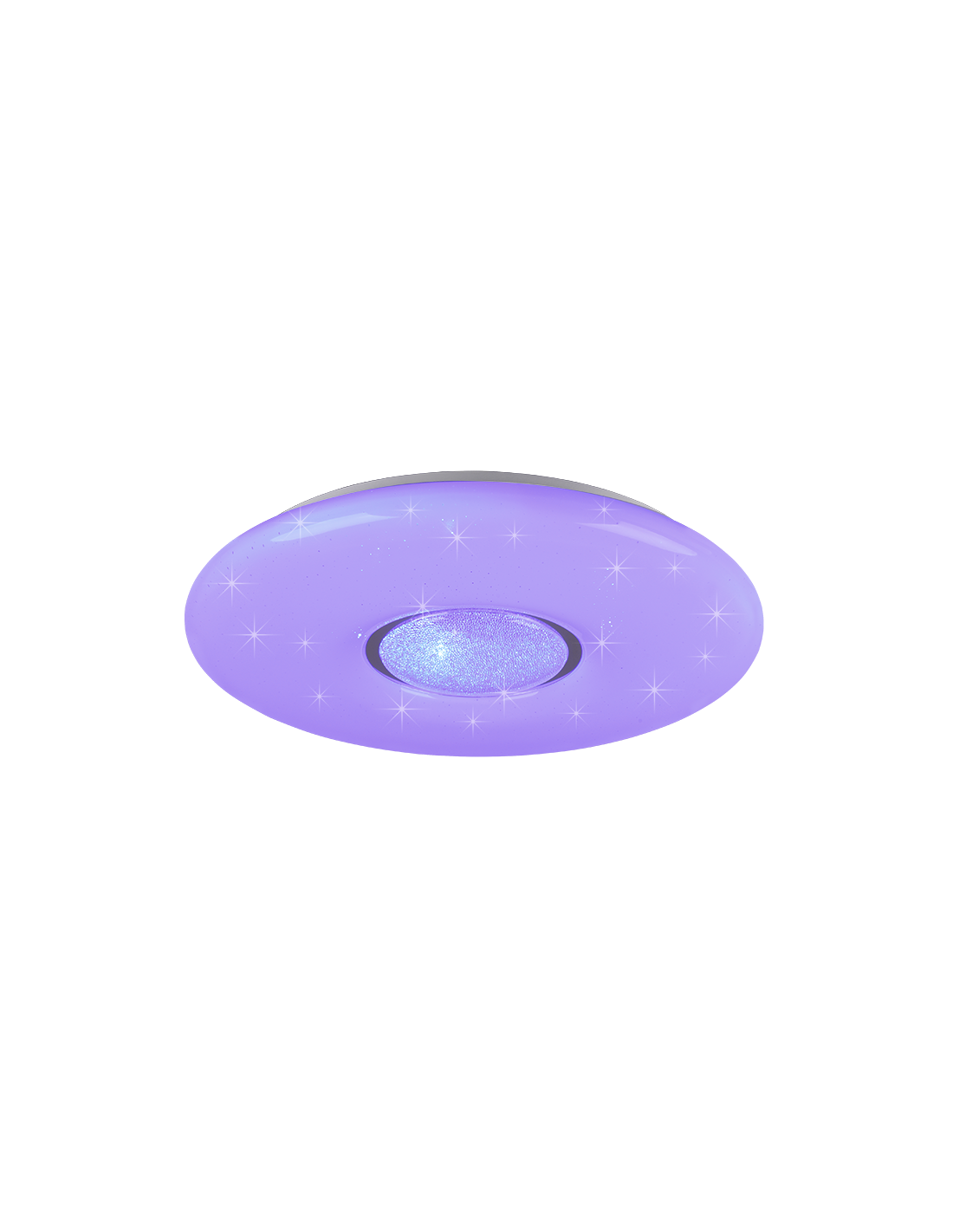 Plafoniera Moderna Led Dimmer RGB Lia Effetto Cielo Stellato Trio Lighting