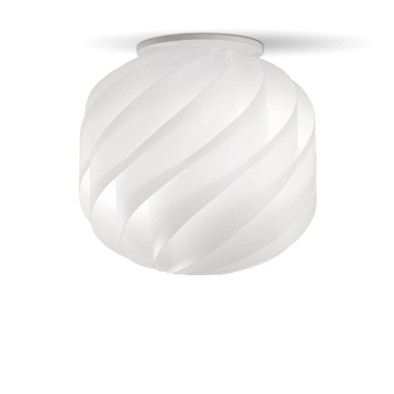 Plafoniera Bianco Cm. 25 x 24h