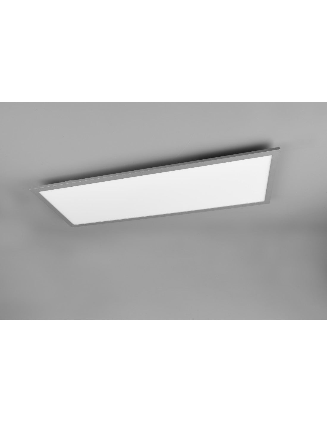 Plafoniera Rettangolare Led Funzione Luce Notturna Gamma Alluminio Trio Lighting